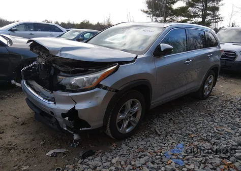 2015 Toyota Highlander Limited Platinum V6 from USA, damaged, VIN 5TDDKRFH0FS164660